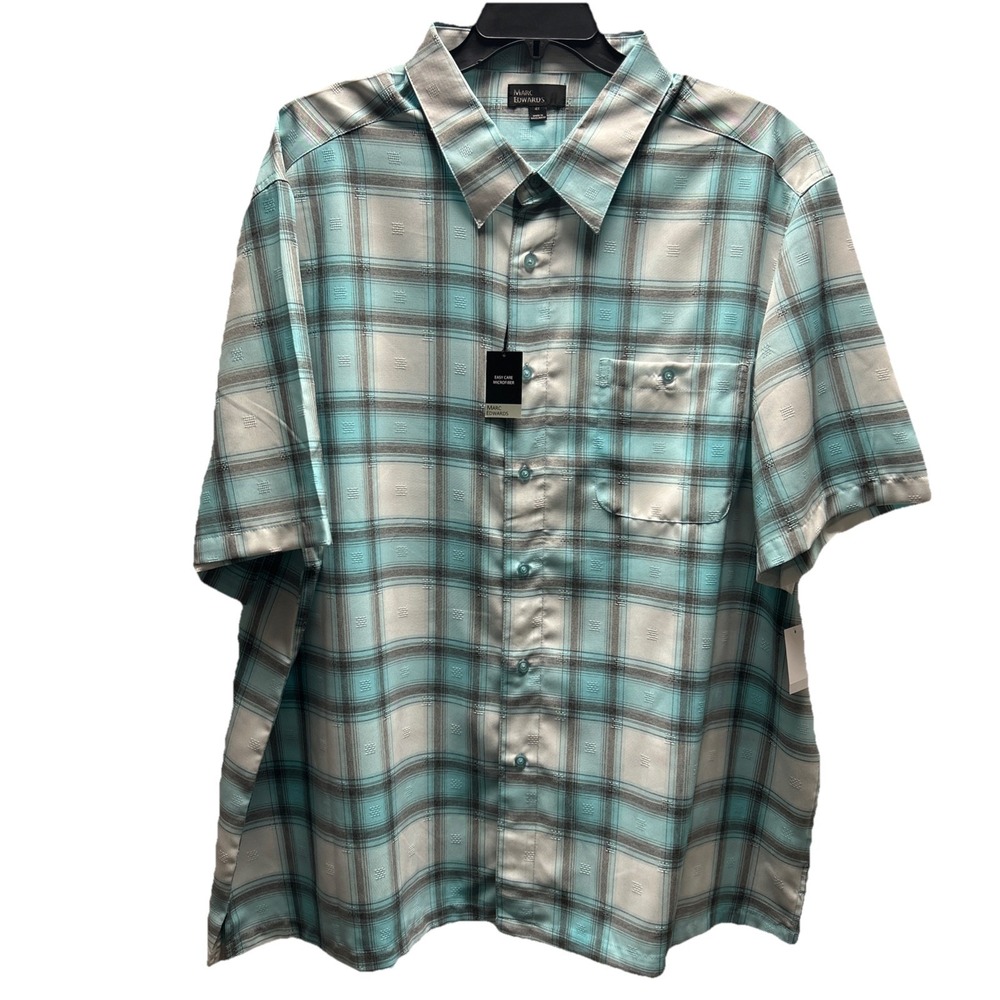 Marc Edward’s Button Short Sleeve Shirt Size 4 X